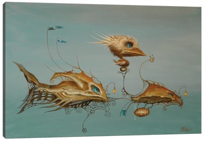 Armada Canvas Art Print - Monster Art