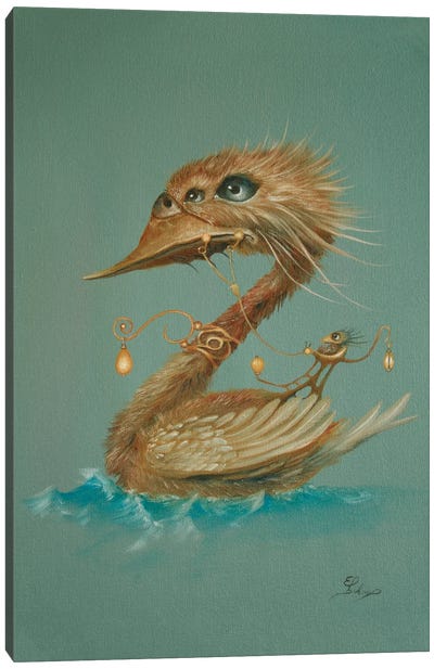 Ferryman Canvas Art Print - Ed Schaap