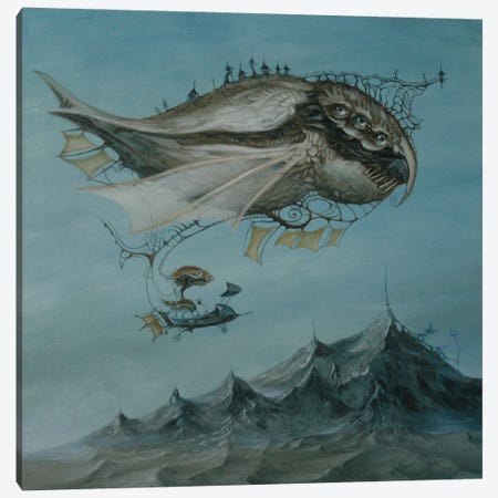 Leviathan Canvas Print #EDZ32} by Ed Schaap Canvas Art Print