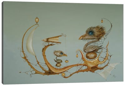 Stormchaser Canvas Art Print - Whimsical Steampunk