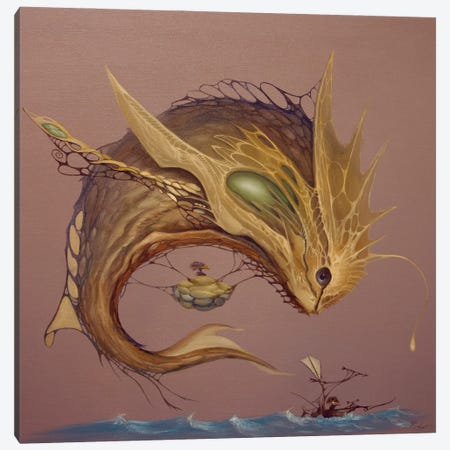 Sea Skimmers Canvas Print #EDZ85} by Ed Schaap Canvas Print