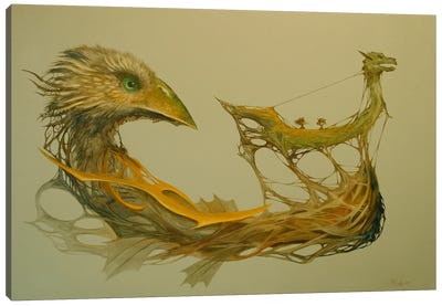 Karvebåt Canvas Art Print - Ed Schaap