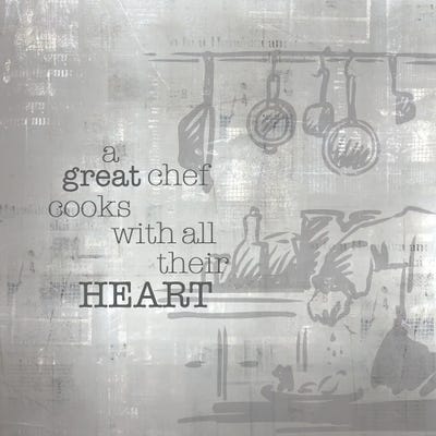 Textured Sentiment Kitchen I by Lee C framed wall art