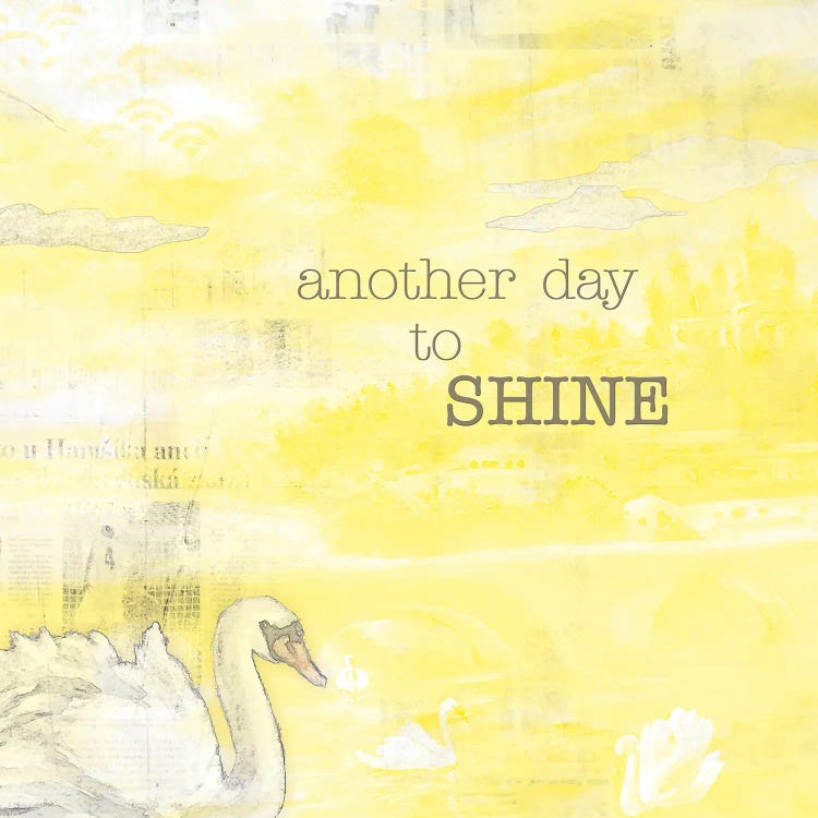 Textured Sentiment Yellow I by Lee C wall art