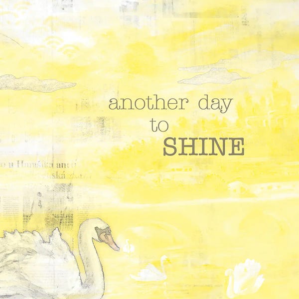 Lee C: Textured Sentiment Yellow I by Lee C