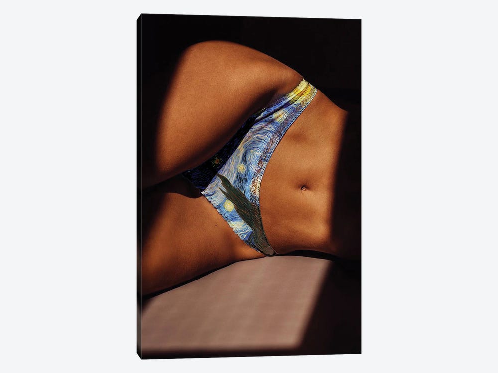Starry Panties by Artelele 1-piece Canvas Print