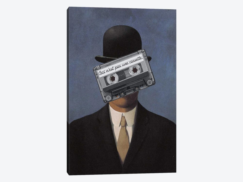 This Is Not A Tape by Artelele 1-piece Canvas Art