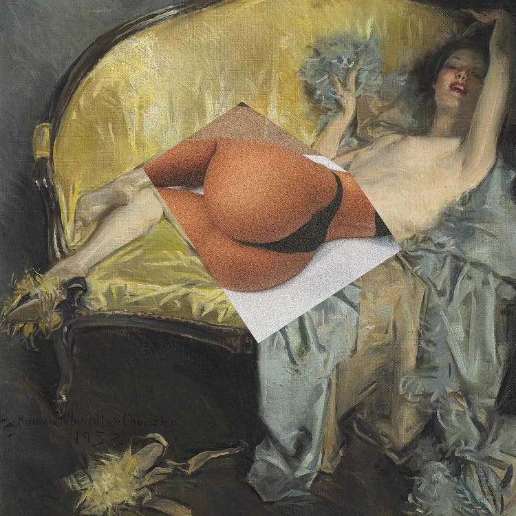 Nude On Sofa I