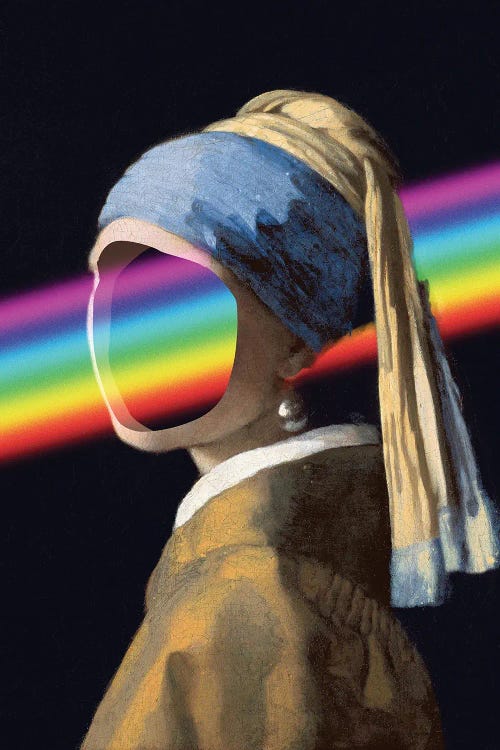 Girl With A Rainbow