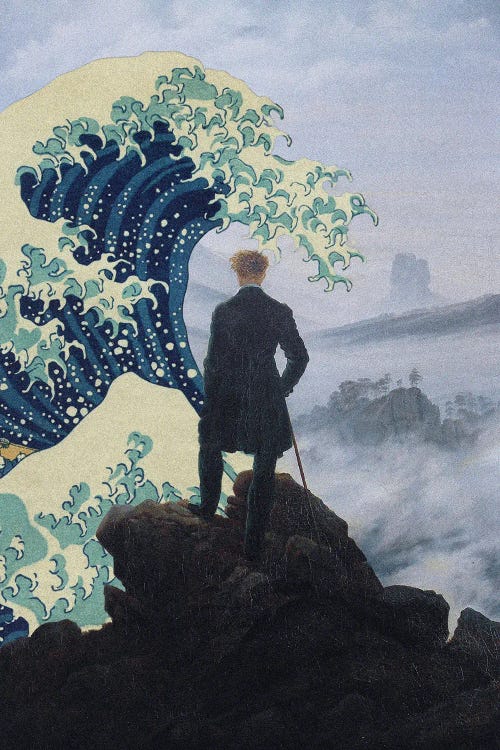 The Man And The See by Artelele wall art