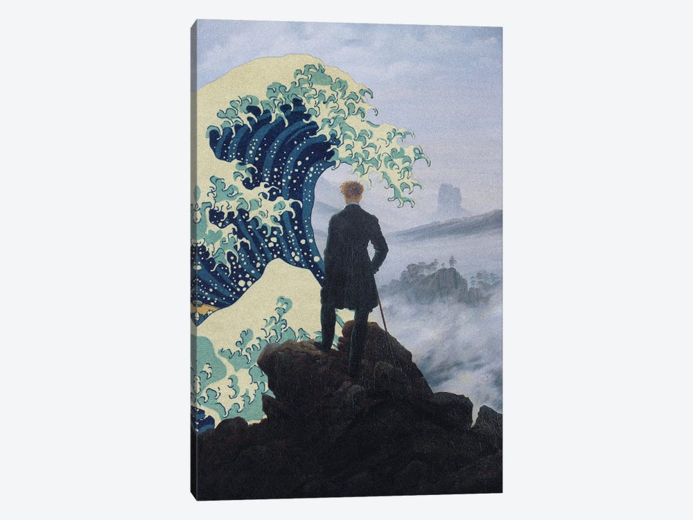The Man And The See by Artelele 1-piece Canvas Print