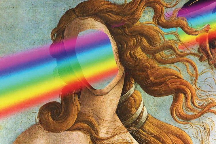 The Birth Of A Rainbow by Artelele wall art