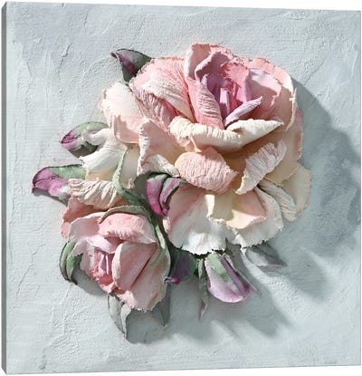 Pink Rose Canvas Art Print