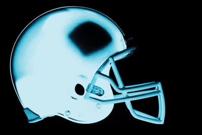 Helmet by 5by5collective canvas print