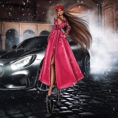 Fashion Girl by Erin Felis art print