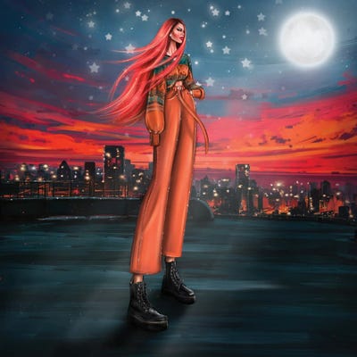 Moonlight by Erin Felis canvas print