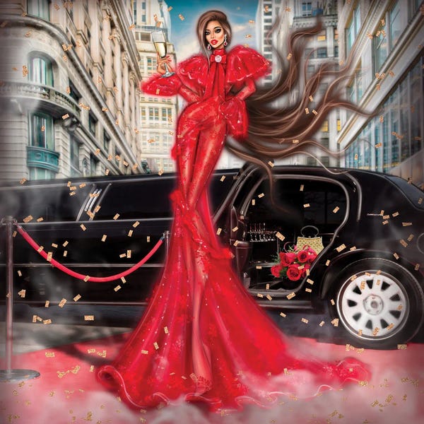 Erin Felis: Red Dress by Erin Felis