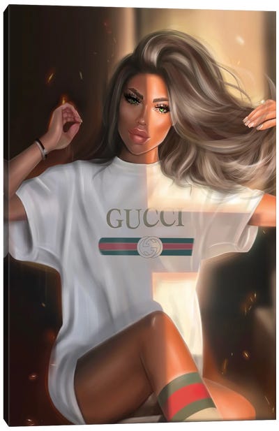 Gucci Canvas Art Print - Erin Felis