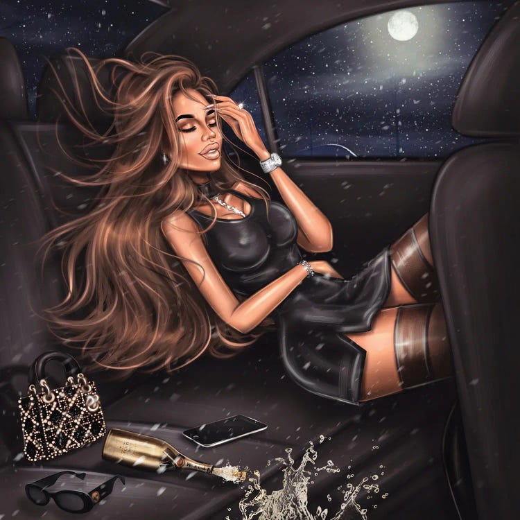 In Car by Erin Felis wall art