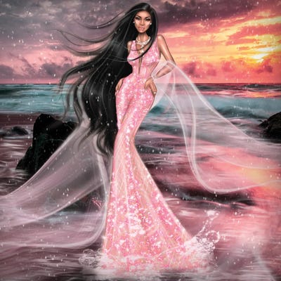 Mermaid by Erin Felis canvas print