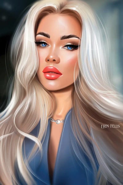 Erin Felis: Beauty Portrait Art by Erin Felis
