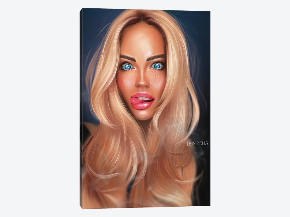 Hot Blonde by Erin Felis 1-piece Canvas Art