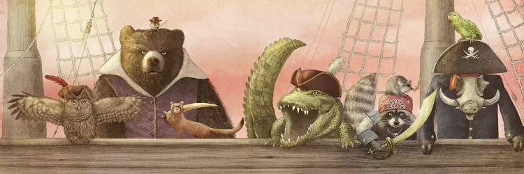 Pirates! by Eric Fan wall art