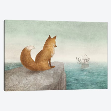 The Antlered Ship Canvas Print #EFN106} by Eric Fan Art Print