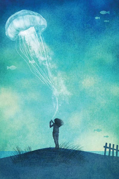 Children's Illustrations: The Thing About Jellyfish by Eric Fan