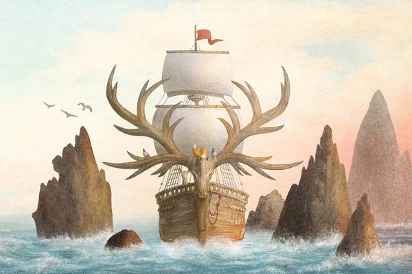 Antlers: The Antlered Ship Cover by Eric Fan