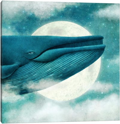 The Great Whale Canvas Art Print - Eric Fan