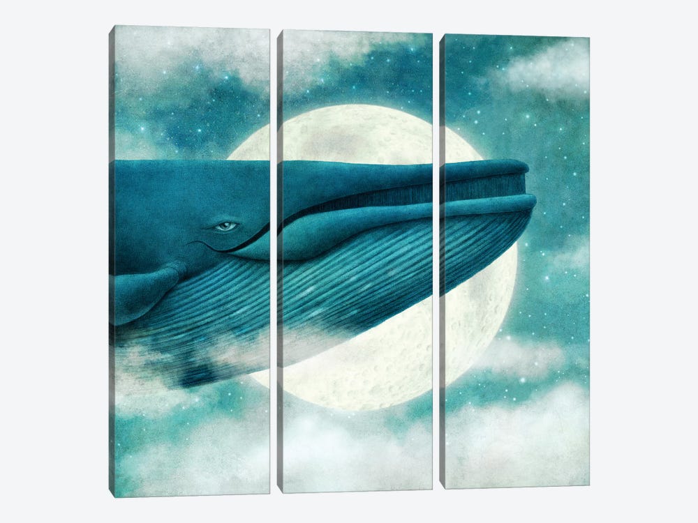 The Great Whale by Eric Fan 3-piece Canvas Print