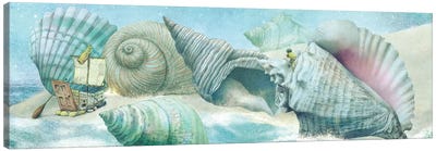 The Island Of Giant Shells Canvas Art Print - Eric Fan