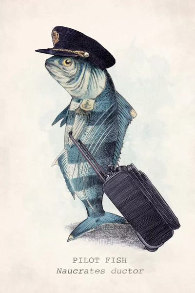 Kids Ocean Life Art: The Pilot by Eric Fan