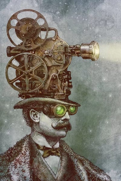 Whimsical Steampunk: The Projectionist by Eric Fan