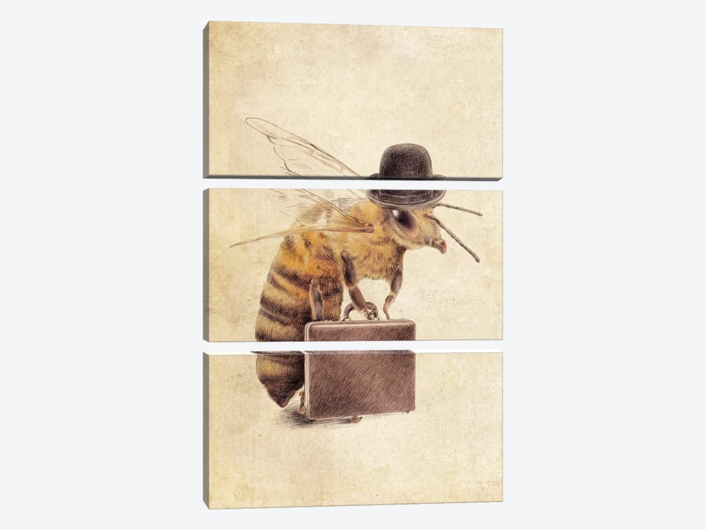Worker Bee by Eric Fan 3-piece Canvas Print