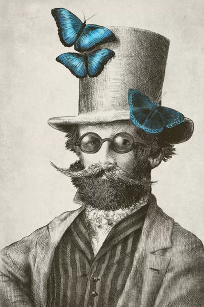 Doctor Popinjay by Eric Fan framed canvas print