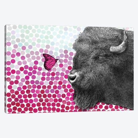 Bison and Butterfly II Canvas Print #EFN41} by Eric Fan Canvas Art Print