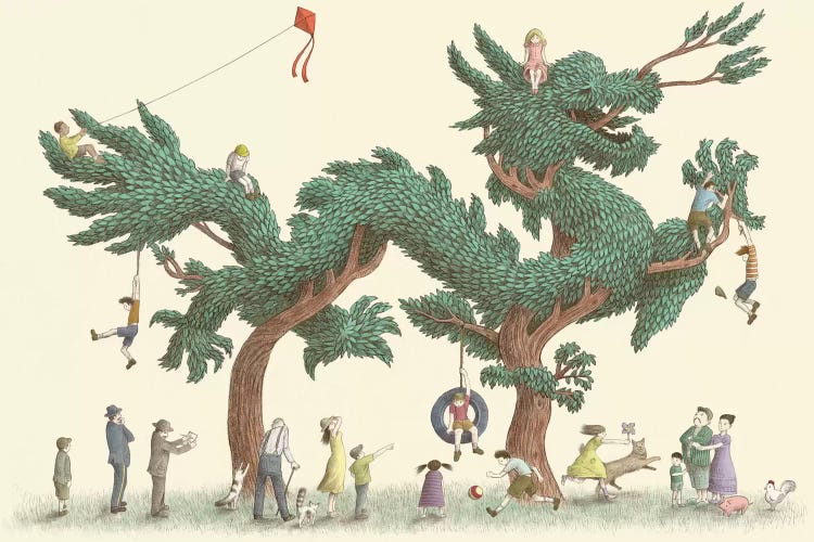 Dragon Tree by Eric Fan wall art