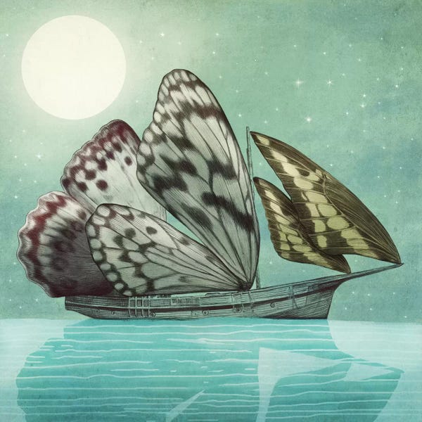Kids Transportation Art: The Voyage by Eric Fan