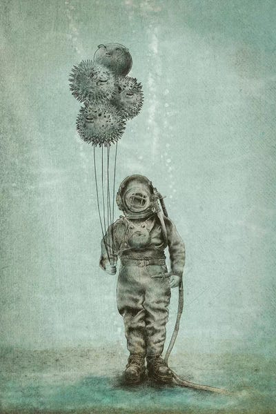 Kids Fantasy Art: Balloon Fish by Eric Fan