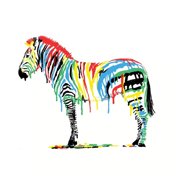 Zebras: Fresh Paint by Eric Fan