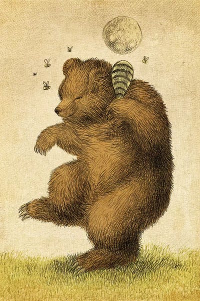 Children's Illustrations: Honey Bear by Eric Fan