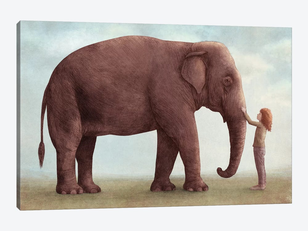 One Amazing Elephant I by Eric Fan 1-piece Canvas Art