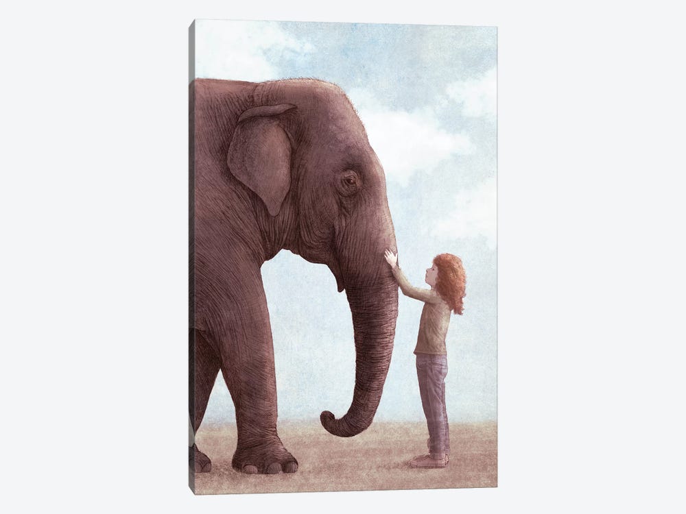 One Amazing Elephant II by Eric Fan 1-piece Canvas Art
