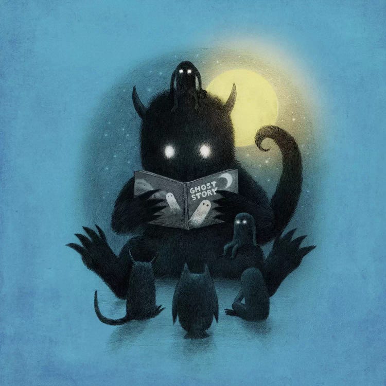 Story Time II by Eric Fan wall art