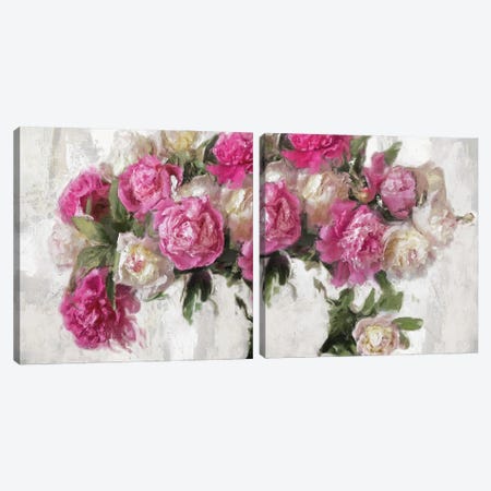 Floral Joy Diptych Canvas Print Set #EFO2HSET001} by Emily Ford Canvas Print