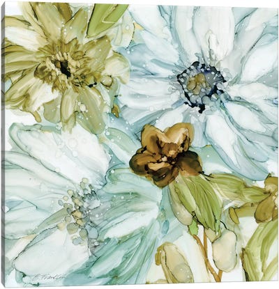 Seaglass Garden I Canvas Art Print - Best Selling Paper