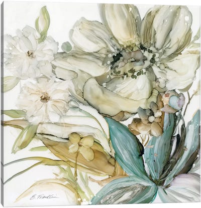 Seaglass Garden II Canvas Art Print - Best Selling Floral Art
