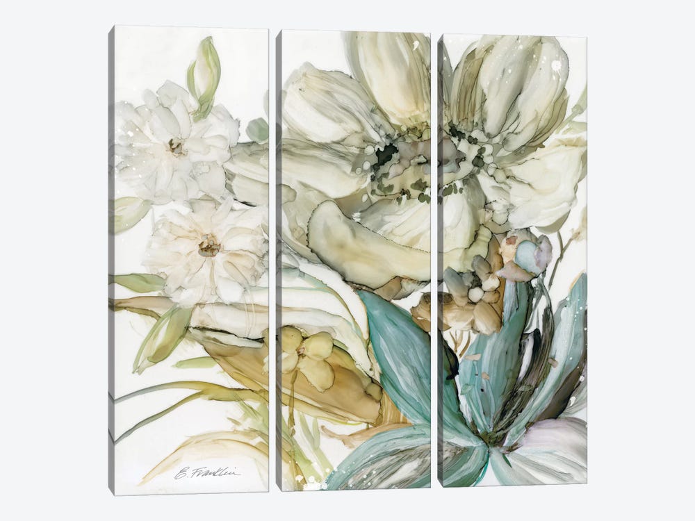Seaglass Garden II by Elizabeth Franklin 3-piece Canvas Art Print